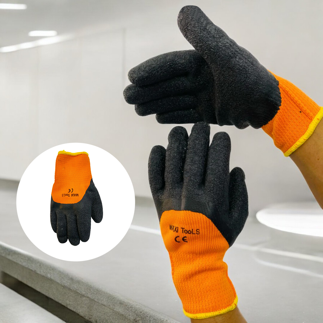GUANTES TRABAJO NARANJA NEGRO GUANTES TRABAJO NARANJA NEGRO